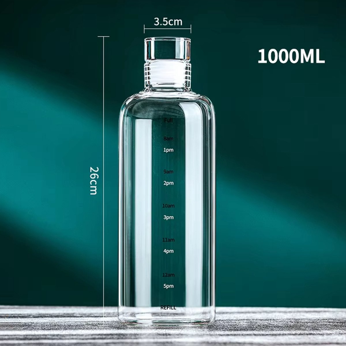 زجاجة مياه رياضية زجاجية سعة 1 - مراجعة Outdoor Sport Glass Water Bottle وسعره